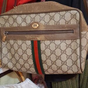 Authentic Gucci Vintage GG Logo Ophidia Crossbody Women's Bag